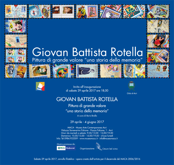Giovan Battista Rotella: il maestro in mostra al MACA, dal 29 Aprile al 4 Giugno
