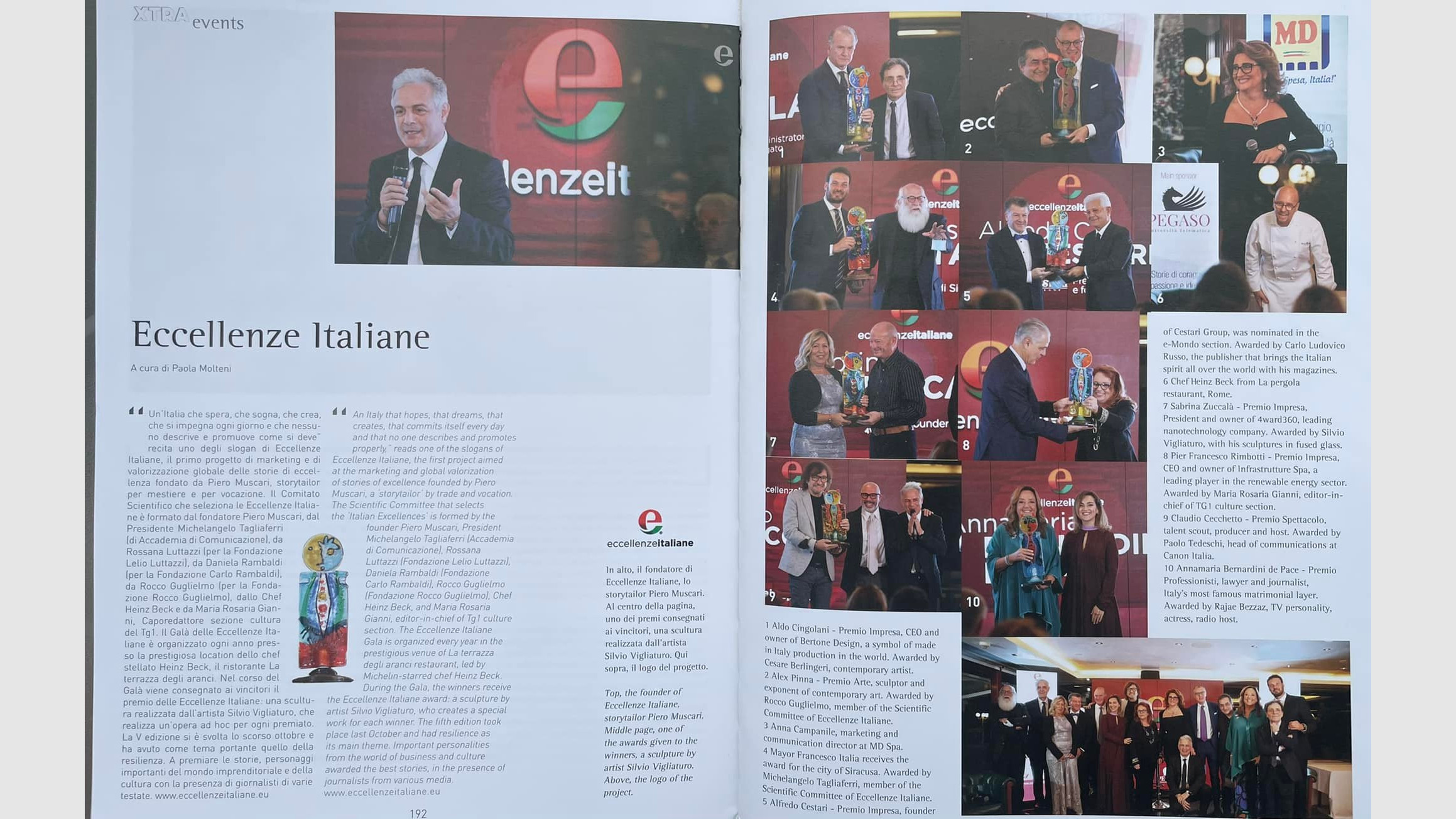 Eccellenze Italiane su Xtra Magazine 3 - Piero Muscari